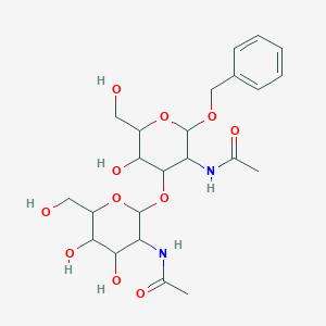 molecular formula C23H34N2O11 B12281359 Benzyl 2-(Acetylamino)-3-O-[2-(acetylamino)-2-deoxy-beta-D-glucopyranosyl]-2-deoxy-alpha-D-galactopyranoside 