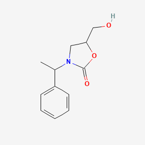 (5R)-Hydroxymethyl-3-[(1R)-phenylethyl]-oxazolidin-2-one