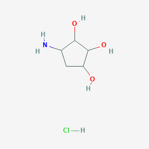 (1S,2R,3S,4R)-4-Aminocyclopentane-1,2,3-triol hcl