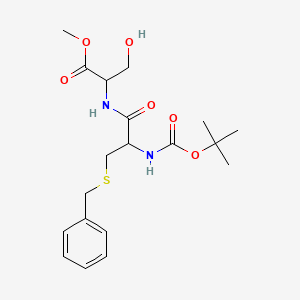 molecular formula C19H28N2O6S B12281439 Boc-DL-Cys(Bn)-DL-Ser-OMe 