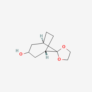 (1S,3S,5R)-rel-spiro[bicyclo[3.2.1]octane-8,2'-[1,3]dioxolane]-3-ol