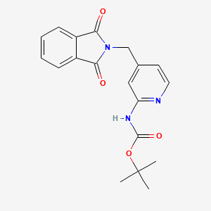 2-[[2-(Boc-amino)-4-pyridyl]methyl]isoindoline-1,3-dione