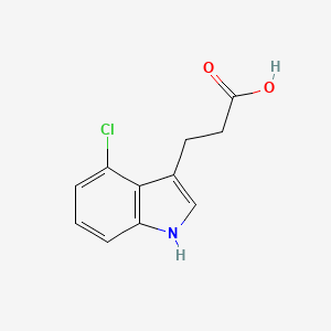 3-(4-chloro-1H-indol-3-yl)propanoic acid