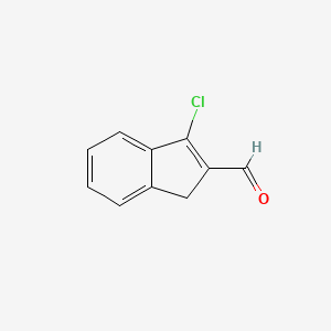 3-chloro-1H-indene-2-carbaldehyde