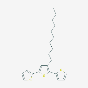 molecular formula C22H28S3 B12281502 3-decyl-2,5-dithiophen-2-ylthiophene 