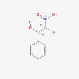 molecular formula C8H8BrNO3 B12281575 2-Bromo-2-nitro-1-phenylethanol CAS No. 63765-74-2