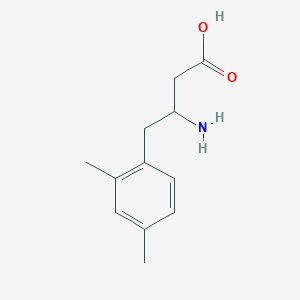 molecular formula C12H17NO2 B12281593 3-Amino-4-(2,4-dimethylphenyl)butyric Acid 