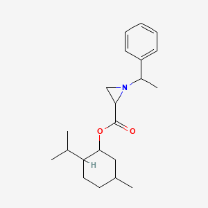 (5-Methyl-2-propan-2-ylcyclohexyl) 1-(1-phenylethyl)aziridine-2-carboxylate