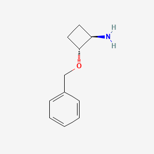 (1R,2R)-2-(benzyloxy)cyclobutan-1-amine