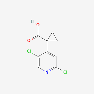 1-(2,5-Dichloropyridin-4-yl)cyclopropane-1-carboxylic acid