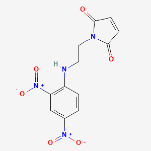 molecular formula C12H10N4O6 B12281720 DNP maleimide 