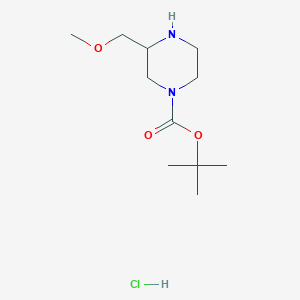 Tert-butyl 3-(methoxymethyl)piperazine-1-carboxylate;hydrochloride