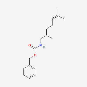 molecular formula C17H25NO2 B12281742 (R)-N-Cbz-2,6-dimethyl-5-hepten-1-amine 