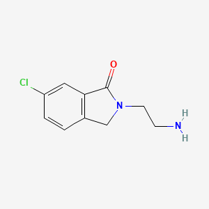 2-(2-Aminoethyl)-6-chloroisoindolin-1-one