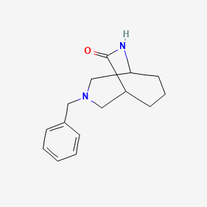 3-Benzyl-3,9-diazabicyclo[3.3.2]decan-10-one