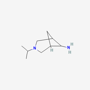 3-(Propan-2-yl)-3-azabicyclo[3.1.1]heptan-6-amine