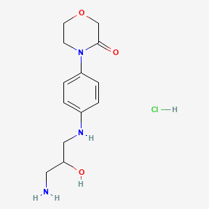 (S)-4-[4-[(3-Amino-2-hydroxypropyl)amino]phenyl]morpholin-3-oneHydrochloride