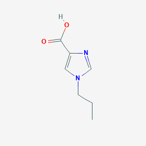 molecular formula C7H10N2O2 B122818 Ácido 1-propil-1H-imidazol-4-carboxílico CAS No. 149096-35-5