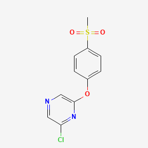 2-(4-(Methylsulfonyl)phenoxy)-6-chloropyrazine