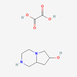 molecular formula C9H16N2O5 B12281840 Octahydropyrrolo[1,2-a]pyrazin-7-ol oxalate 