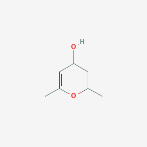 molecular formula C7H10O2 B12281848 2,6-dimethyl-4H-pyran-4-ol 