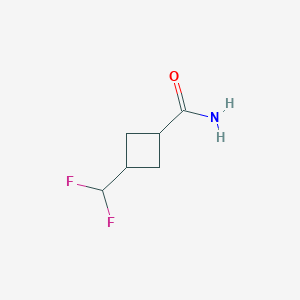 trans-3-(Difluoromethyl)cyclobutane-1-carboxamide