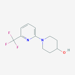 4-Piperidinol,1-[6-(trifluoromethyl)-2-pyridinyl]-