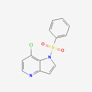 1-(benzenesulfonyl)-7-chloro-1H-pyrrolo[3,2-b]pyridine