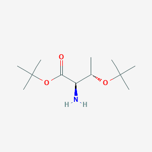 molecular formula C12H25NO3 B12282061 H-D-Thr(tBu)-OtBu 