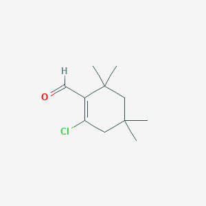 2-Chloro-4,4,6,6-tetramethyl-cyclohexene-1-carbaldehyde