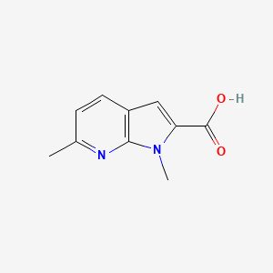 1,6-dimethyl-1H-pyrrolo[2,3-b]pyridine-2-carboxylic acid