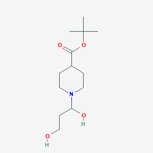 3-[4-(tert-Butoxycarbonyl)piperidin-1-yl]-3-hydroxypropano