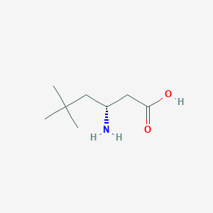 molecular formula C8H17NO2 B12282213 (R)-3-Amino-5,5-dimethylhexanoic acid 