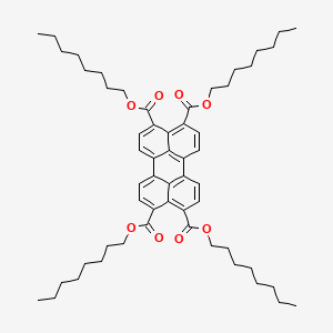 molecular formula C56H76O8 B12282218 Tetraoctyl perylene-3,4,9,10-tetracarboxylate CAS No. 288587-50-8