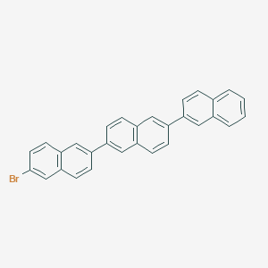 molecular formula C30H19Br B12282242 6-Bromo-[2,2';6',2'']ternaphthalene CAS No. 817210-33-6