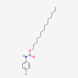 Carbamic acid, (4-chlorophenyl)-, tetradecyl ester (9CI)