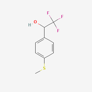 Benzenemethanol,4-(methylthio)-a-(trifluoromethyl)-