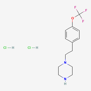 1-(4-(Trifluoromethoxy)phenethyl)piperazine 2HCl