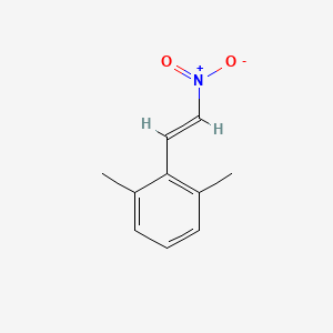 molecular formula C10H11NO2 B12282309 1,3-Dimethyl-2-(2-nitrovinyl)benzene 