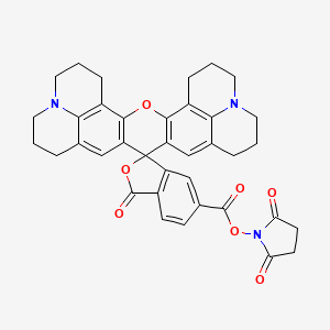 molecular formula C37H33N3O7 B12282342 ROX NHS ester, 6-isomer 