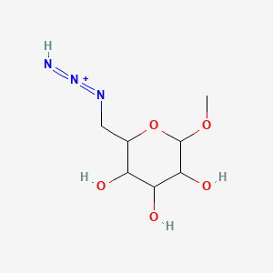 Imino-[(3,4,5-trihydroxy-6-methoxyoxan-2-yl)methylimino]azanium