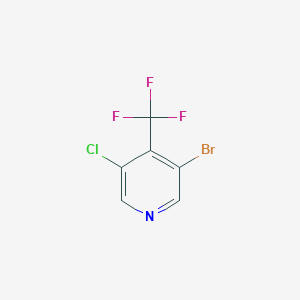 molecular formula C6H2BrClF3N B12282356 3-Bromo-5-chloro-4-(trifluoromethyl)pyridine 