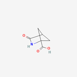 molecular formula C6H7NO3 B12282374 3-Oxo-2-azabicyclo[2.1.1]hexane-1-carboxylic acid 