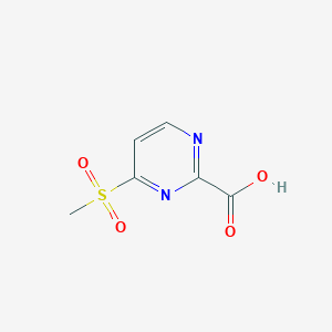 4-(Methylsulfonyl)pyrimidine-2-carboxylic acid