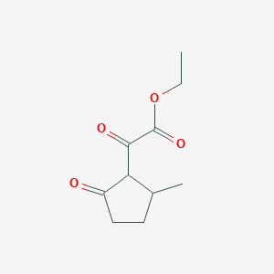 (2-Methyl-5-oxocyclopentyl)-oxoacetic acid ethyl ester