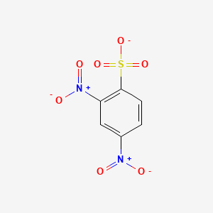 molecular formula C6H3N2O7S- B1228243 2,4-Dinitrobenzenesulfonate 