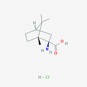 (1R,2R,4R)-2-amino-1,7,7-trimethylbicyclo[2.2.1]heptane-2-carboxylic acid hydrochloride