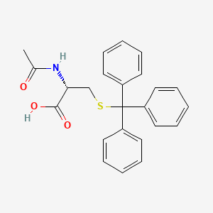 molecular formula C24H23NO3S B12282517 Ac-D-Cys(Trt)-OH 