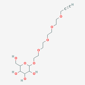 Propargyl-PEG5-beta-D-galactose