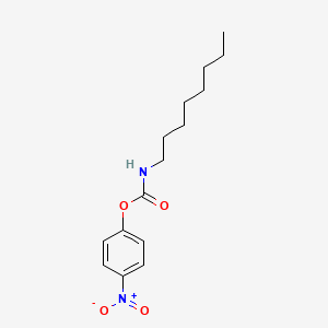 molecular formula C15H22N2O4 B1228256 4-Nitrophenyl N-octylcarbamate CAS No. 63321-54-0
